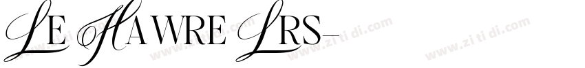 Le Hawre Lrs字体转换
